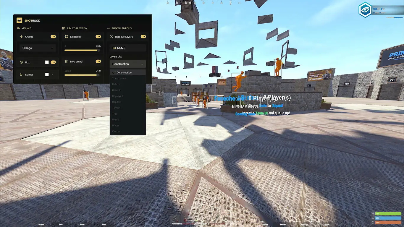 Screenshot 33 do cheat Rust Enot Hook